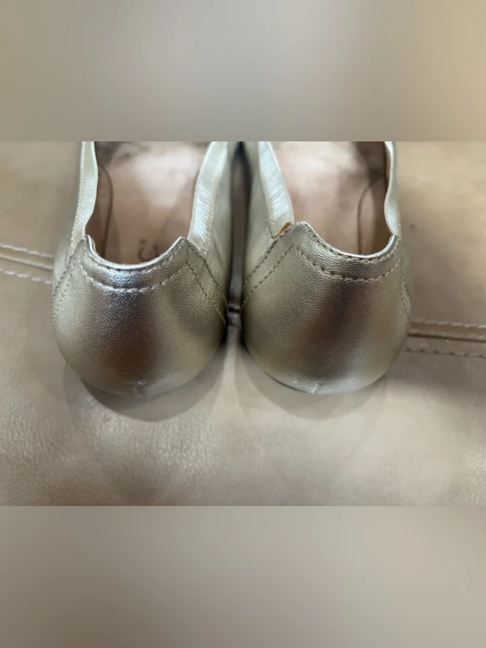Vionic Metallic Gold Ballet Flat - Slip-On Women's Loafer